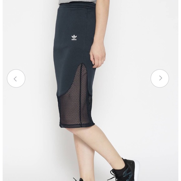 NWOT Adidas Midi Skirt | navy blue | M - Picture 2 of 12